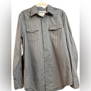 Aeropostale Charcoal Men's Shirt Jacket